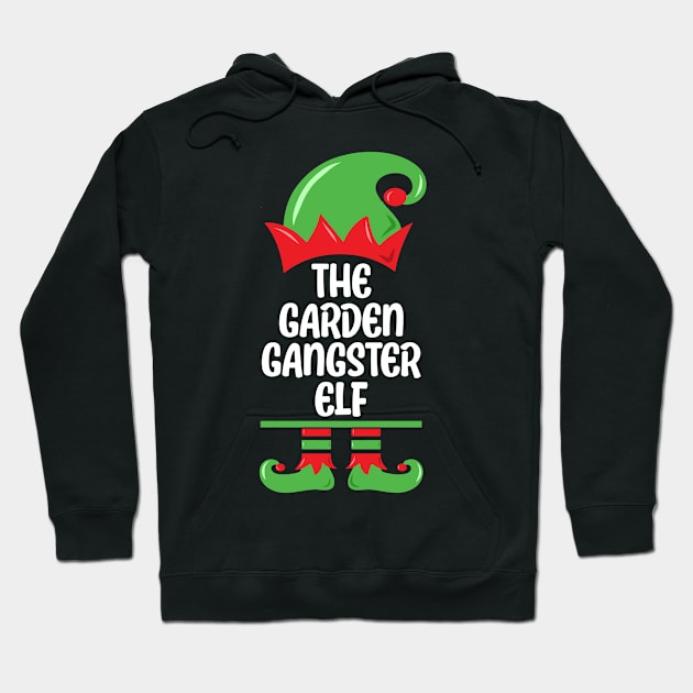 Funny Gardener Plant Lover The Garden Gangster Elf Hoodie by jodotodesign